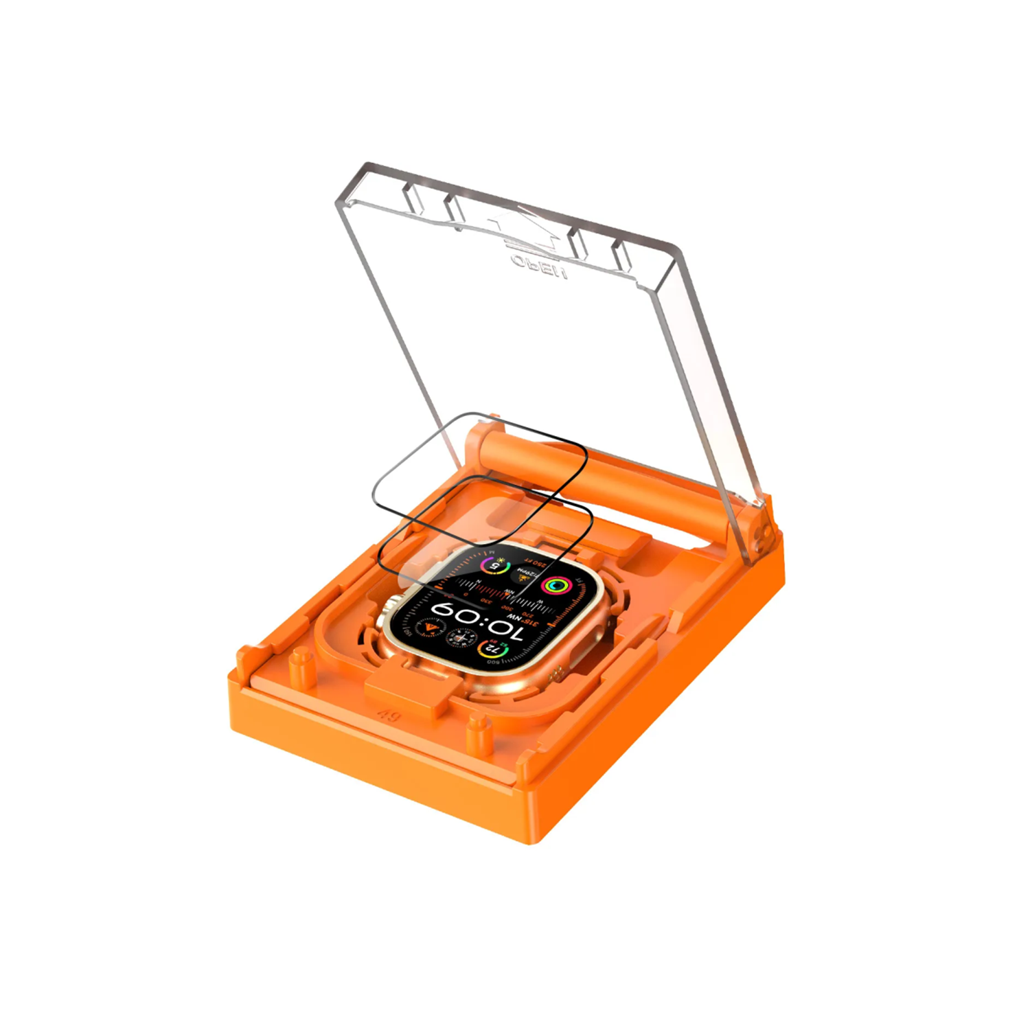 iOpraveno 3D NANOFLEX ochranné sklo pro Apple Watch (včetně aplikátoru).
